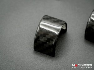 FIAT Steering Wheel Band - 2 piece kit - Carbon Fiber